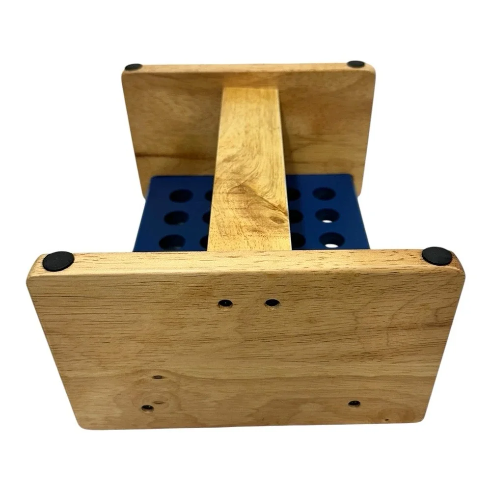Wood Scissor Or Paint Brush Holder 30 Holes Good for teachers